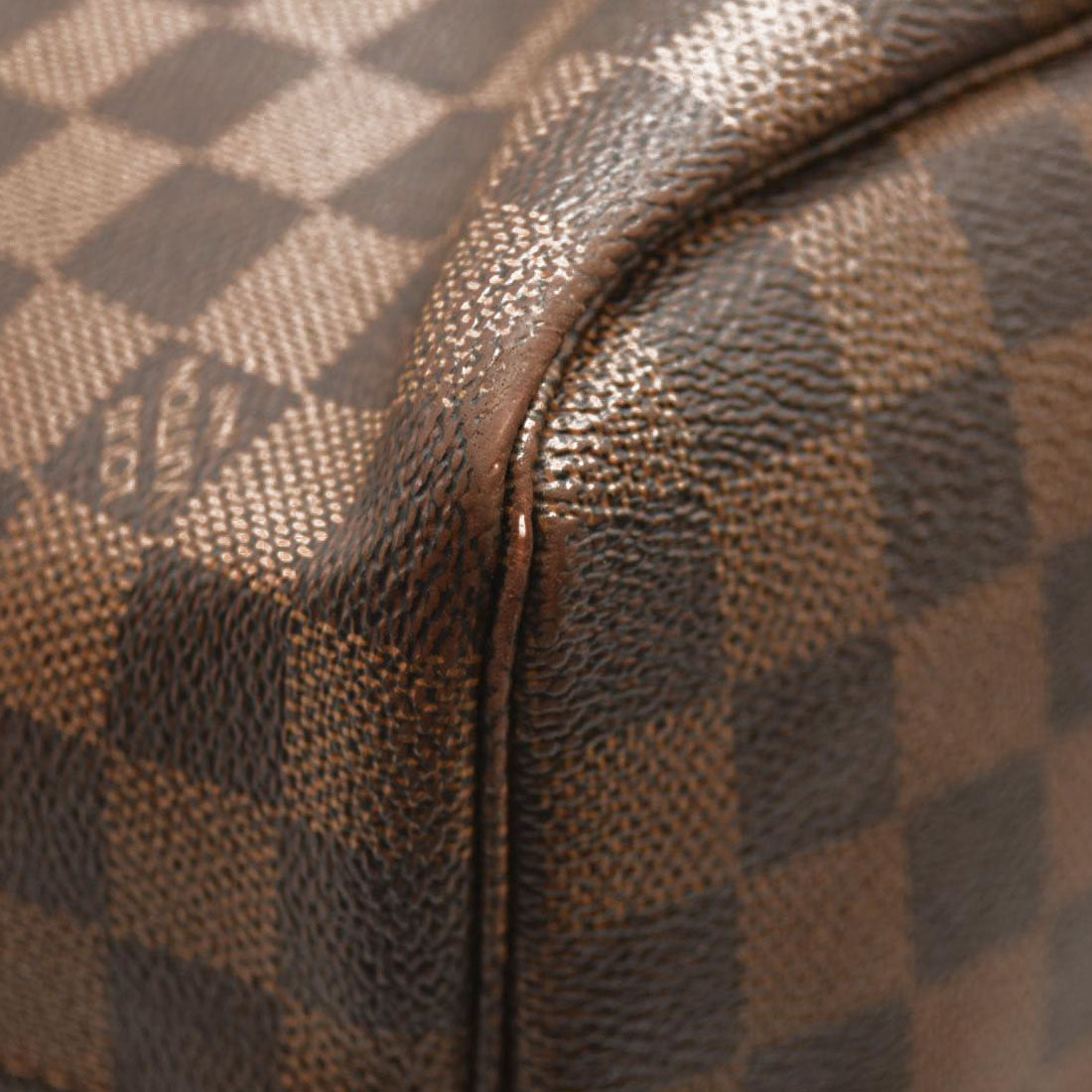 LOUIS VUITTON  Damier Ebene Neo Neverfull MM Rose Ballerine AR5106