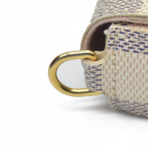 $1580 Louis Vuitton Damier Azur Pochette Félicie