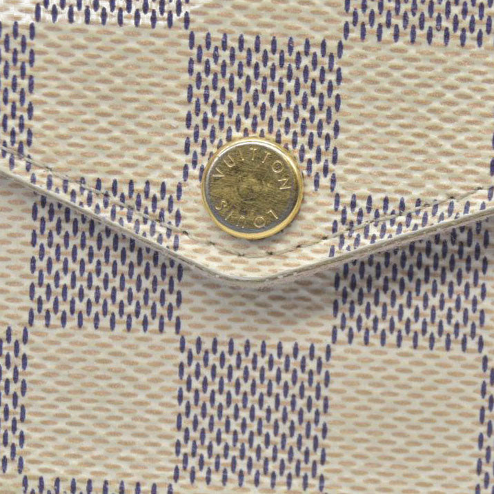 $1580 Louis Vuitton Damier Azur Pochette Félicie