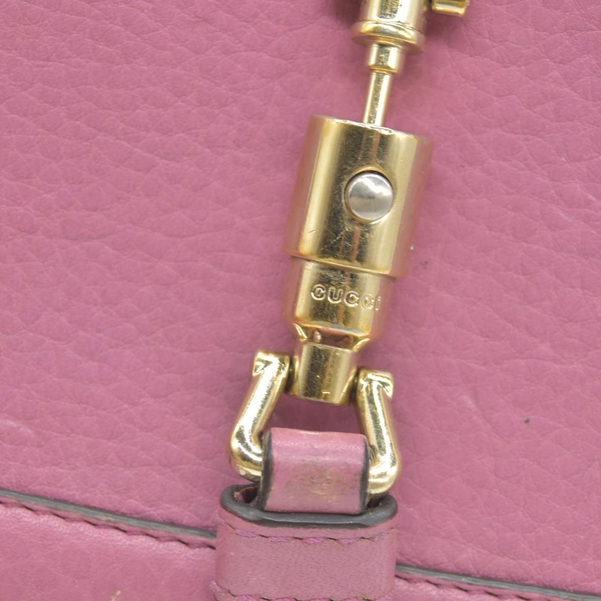 $2172 Gucci Jackie Soft Leather Flap Shoulder Bag CONSIGNMENT