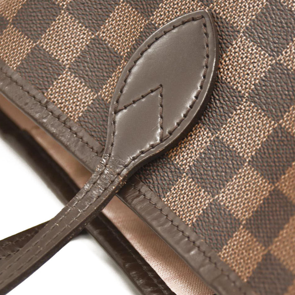 LOUIS VUITTON  Damier Ebene Neo Neverfull MM Rose Ballerine AR5106