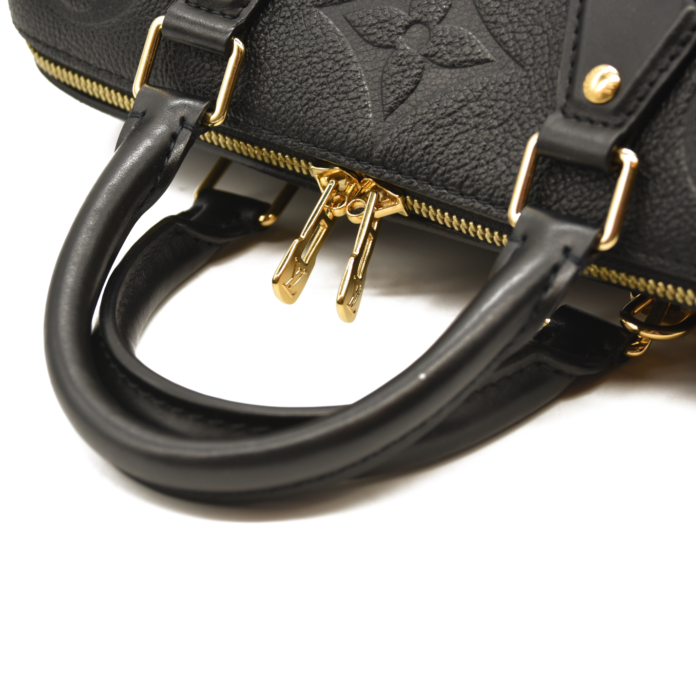 Louis Vuitton  Empreinte Monogram Giant Speedy Bandouliere 25 Black RFID