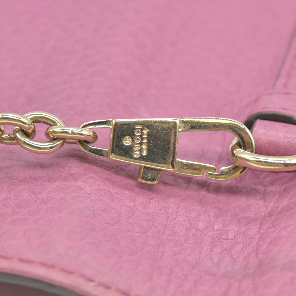 $2172 Gucci Jackie Soft Leather Flap Shoulder Bag CONSIGNMENT