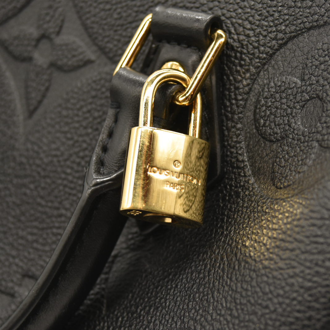 Louis Vuitton  Empreinte Monogram Giant Speedy Bandouliere 25 Black RFID