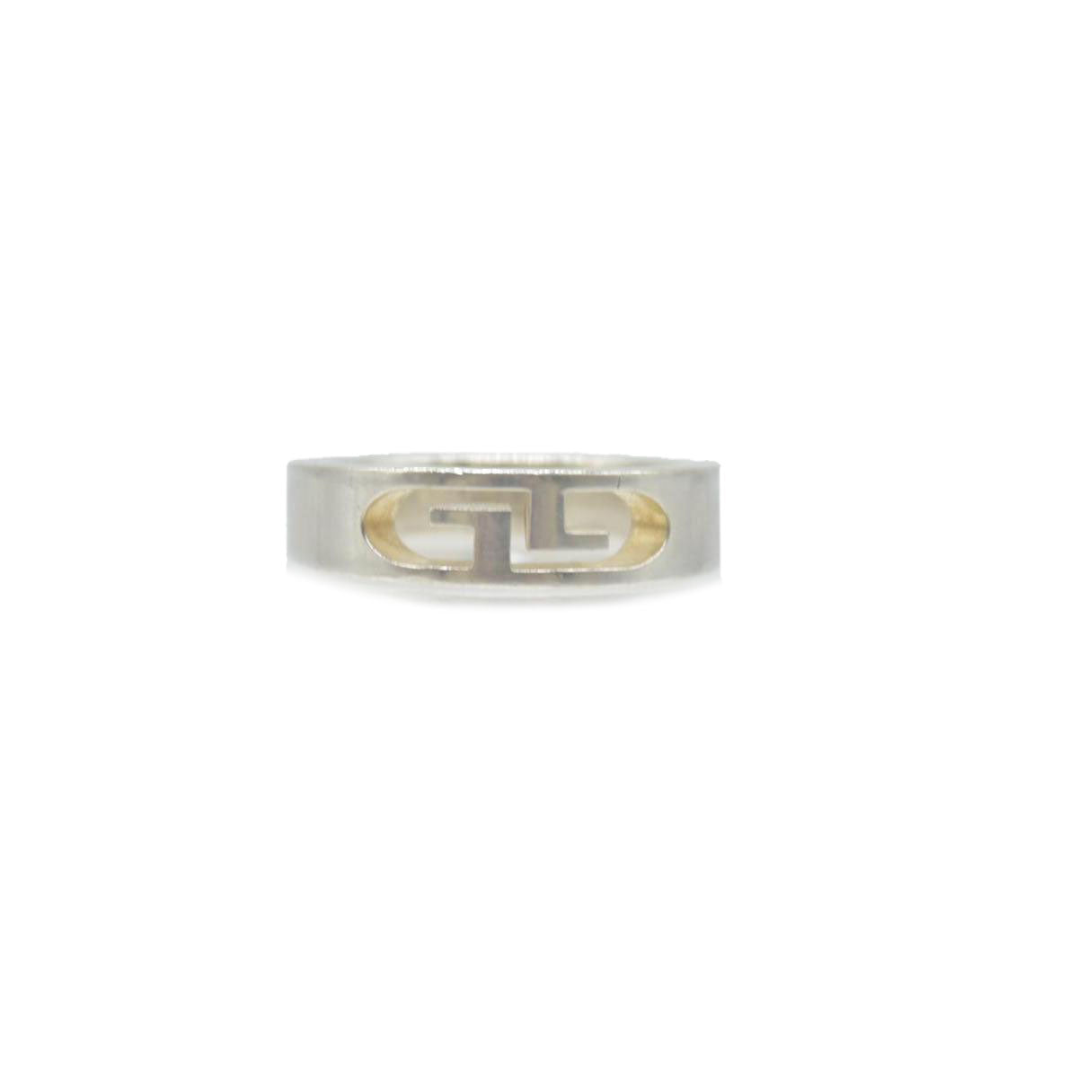$450 Gucci Cut Out Double G Ring CONSIGNMENT 19