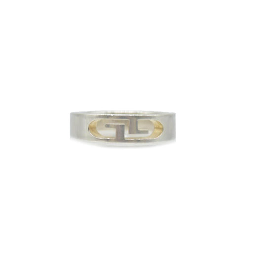 $450 Gucci Cut Out Double G Ring CONSIGNMENT 19