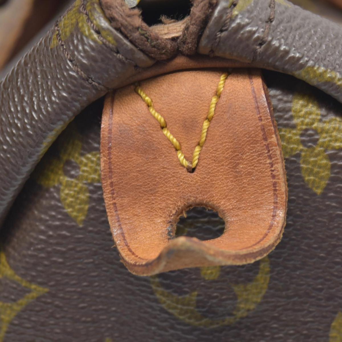 $1630 1982 Louis Vuitton Speedy 30 Hand Bag Monogram Brown SA823