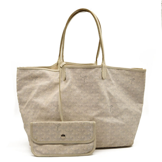 Goyard Goyardine Saint Louis PM White Tote