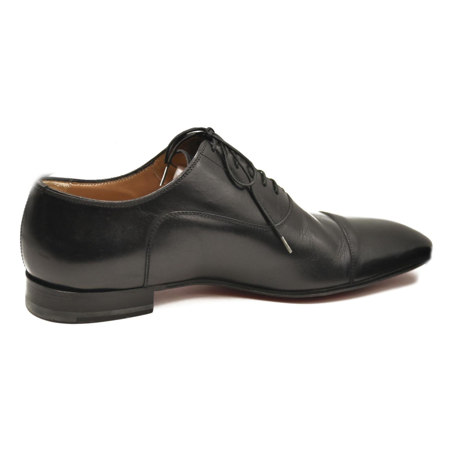 CHRISTIAN LOUBOUTIN  Calfskin Mens Greggo Flat Oxfords 40.5 Black