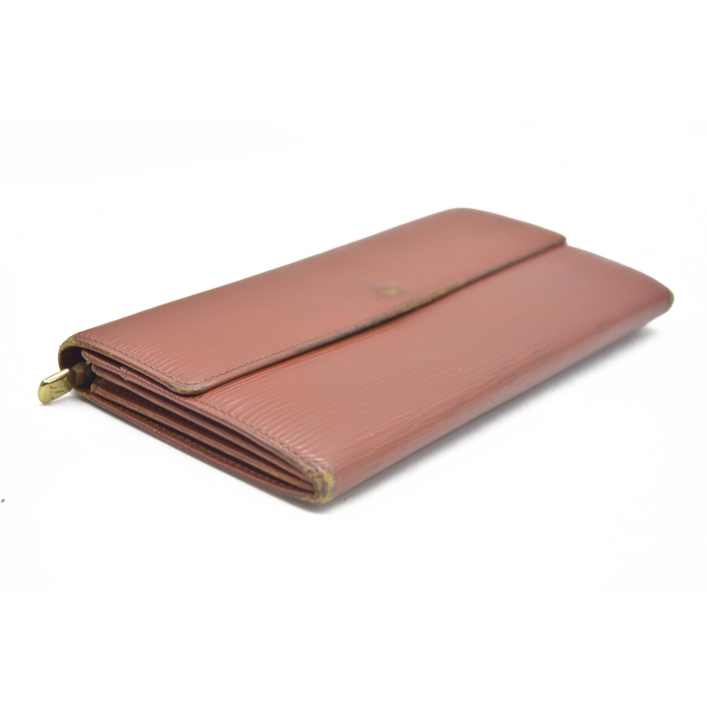 $805 Louis Vuitton Epi Porte Feuille Sarah Leather Long Bifold Wallet CA0975