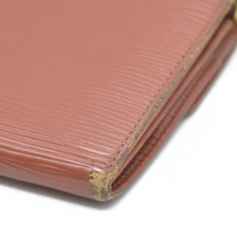 $805 Louis Vuitton Epi Porte Feuille Sarah Leather Long Bifold Wallet CA0975