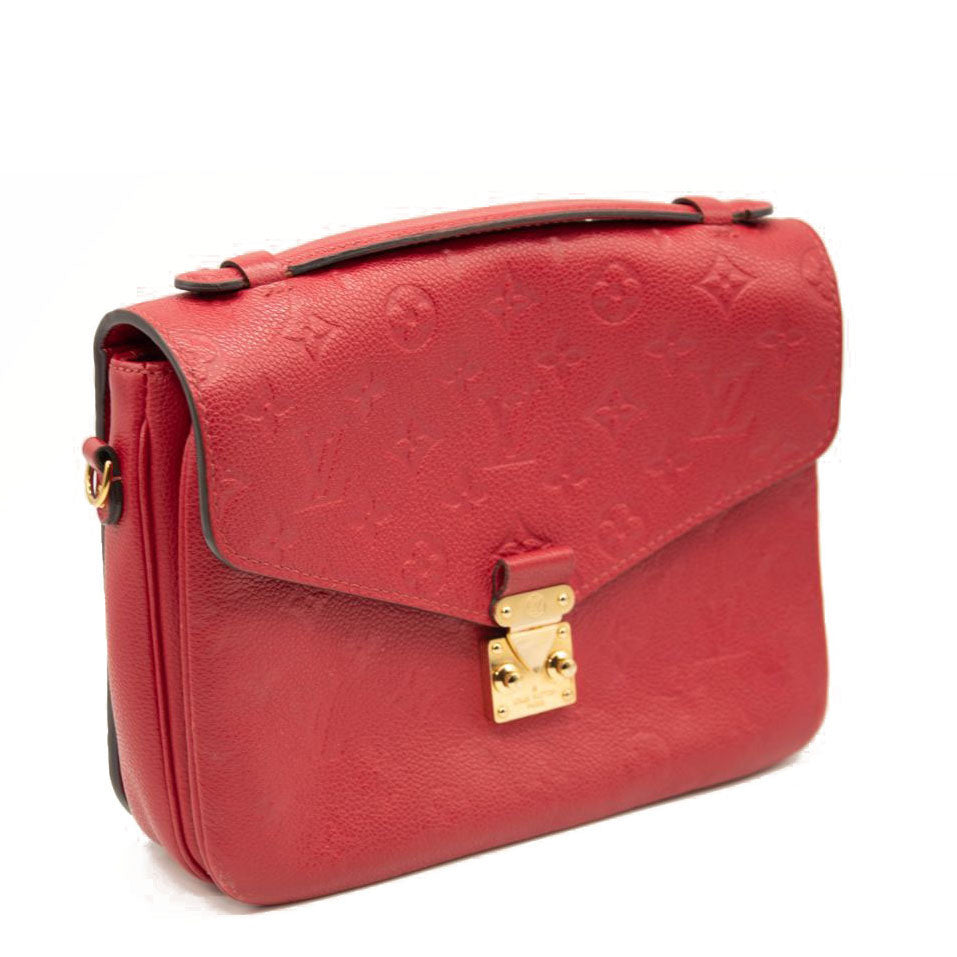 Louis Vuitton Empreinte Pochette Metis Scarlet Red Crossbody