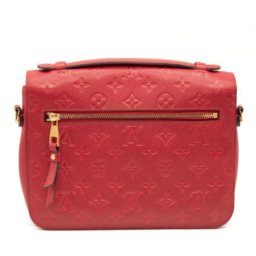 Louis Vuitton Empreinte Pochette Metis Scarlet Red Crossbody