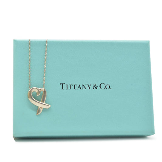 $440 Tiffany & Co. Sterling Silver Paloma Picasso Loving Heart Necklace CONSIGNMENT