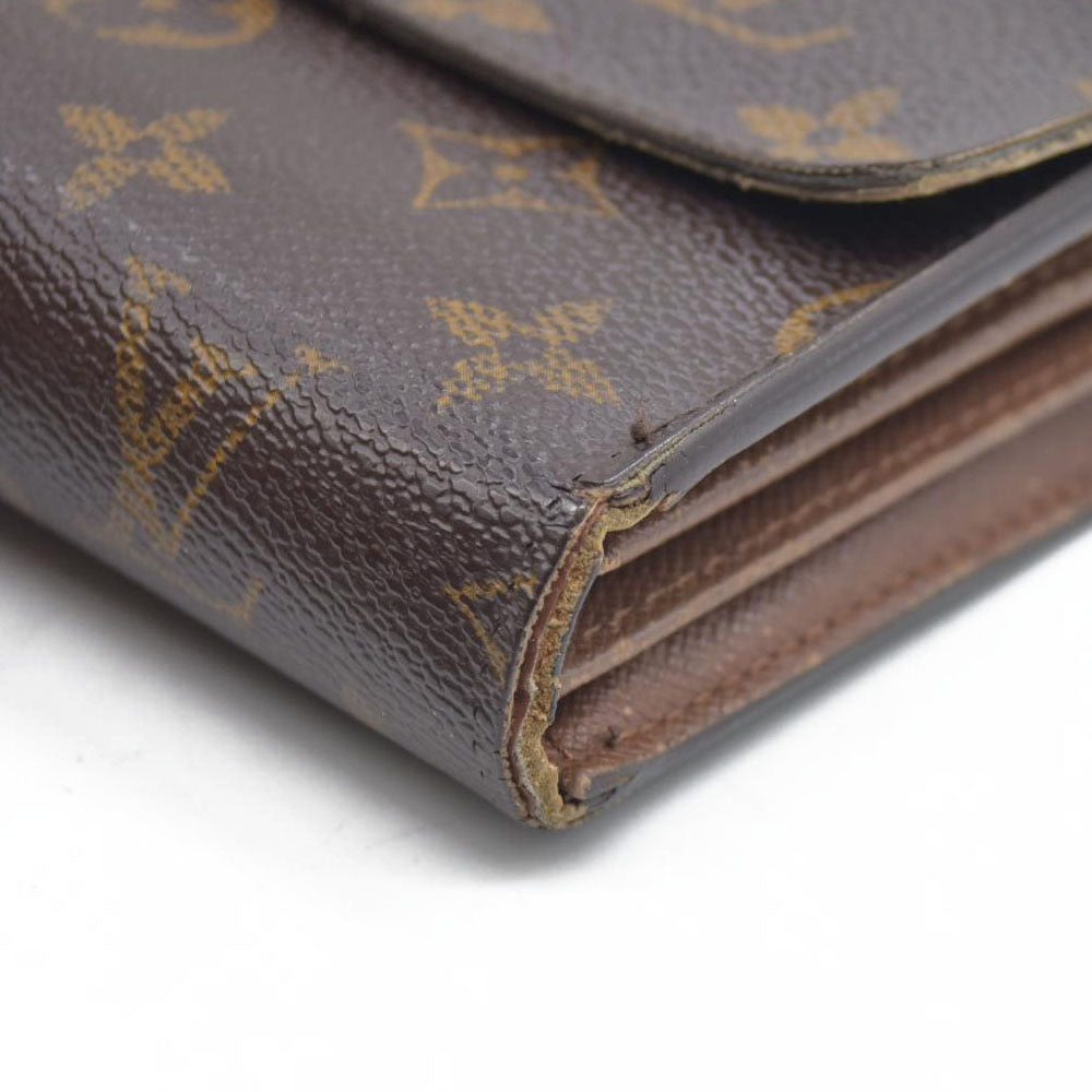 AUCTION $610 LOUIS VUITTON Monogram Alexandra Trifold Wallet CA4018