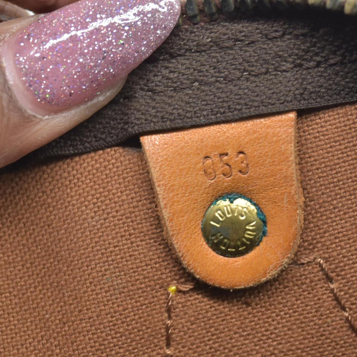 $1630 1985 Louis Vuitton Monogram Speedy 30 Hand Bag SA053