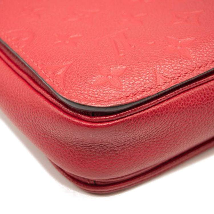 Louis Vuitton Empreinte Pochette Metis Scarlet Red Crossbody