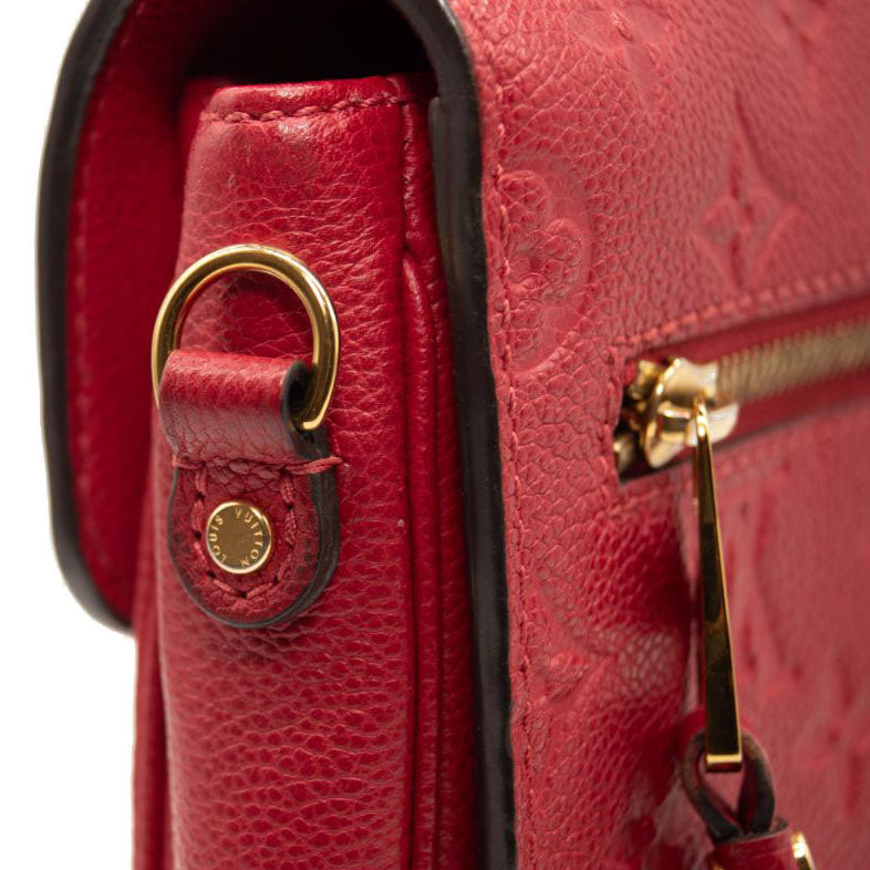 Louis Vuitton Empreinte Pochette Metis Scarlet Red Crossbody