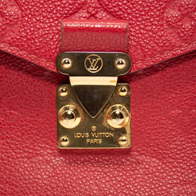 Louis Vuitton Empreinte Pochette Metis Scarlet Red Crossbody