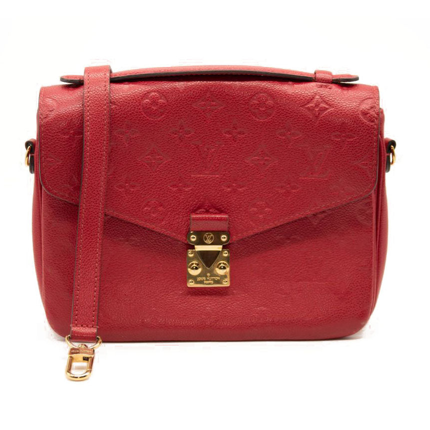 Louis Vuitton Empreinte Pochette Metis Scarlet Red Crossbody