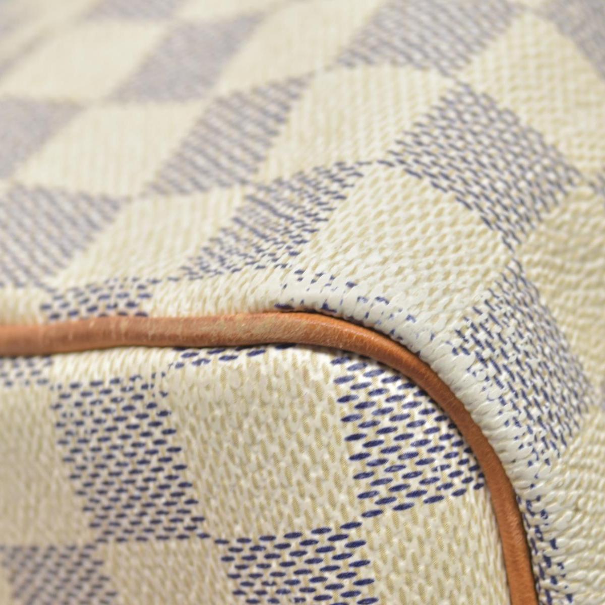 $1730 2009 Louis Vuitton Damier Azur Speedy 35 SD2059