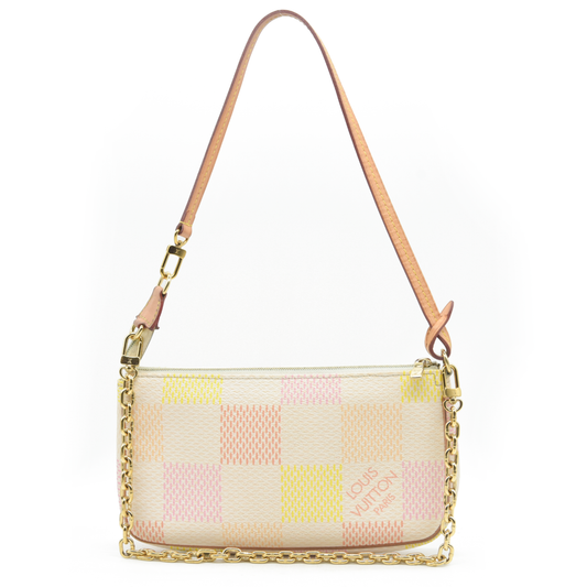 $1760 Louis Vuitton Damierlicious Pochette Accessories
