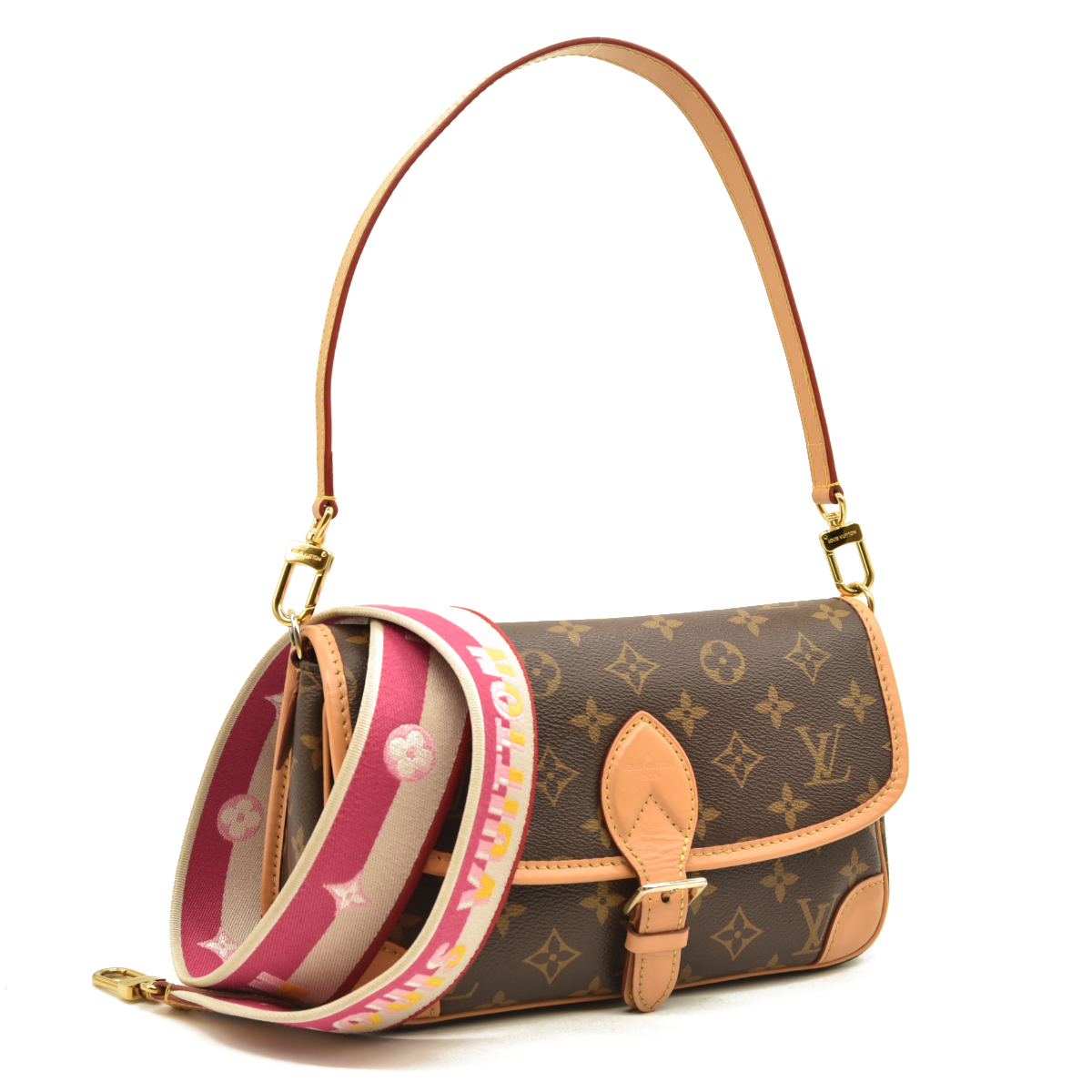 Louis Vuitton  Monogram Diane Fuchsia RFID