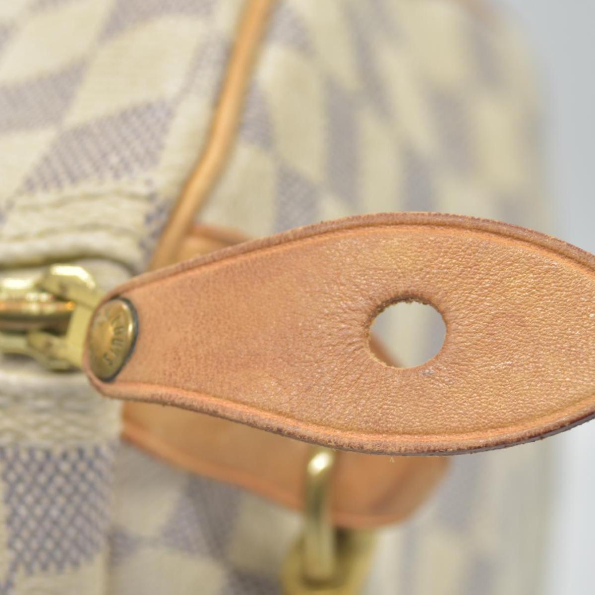 $1730 2009 Louis Vuitton Damier Azur Speedy 35 SD2059