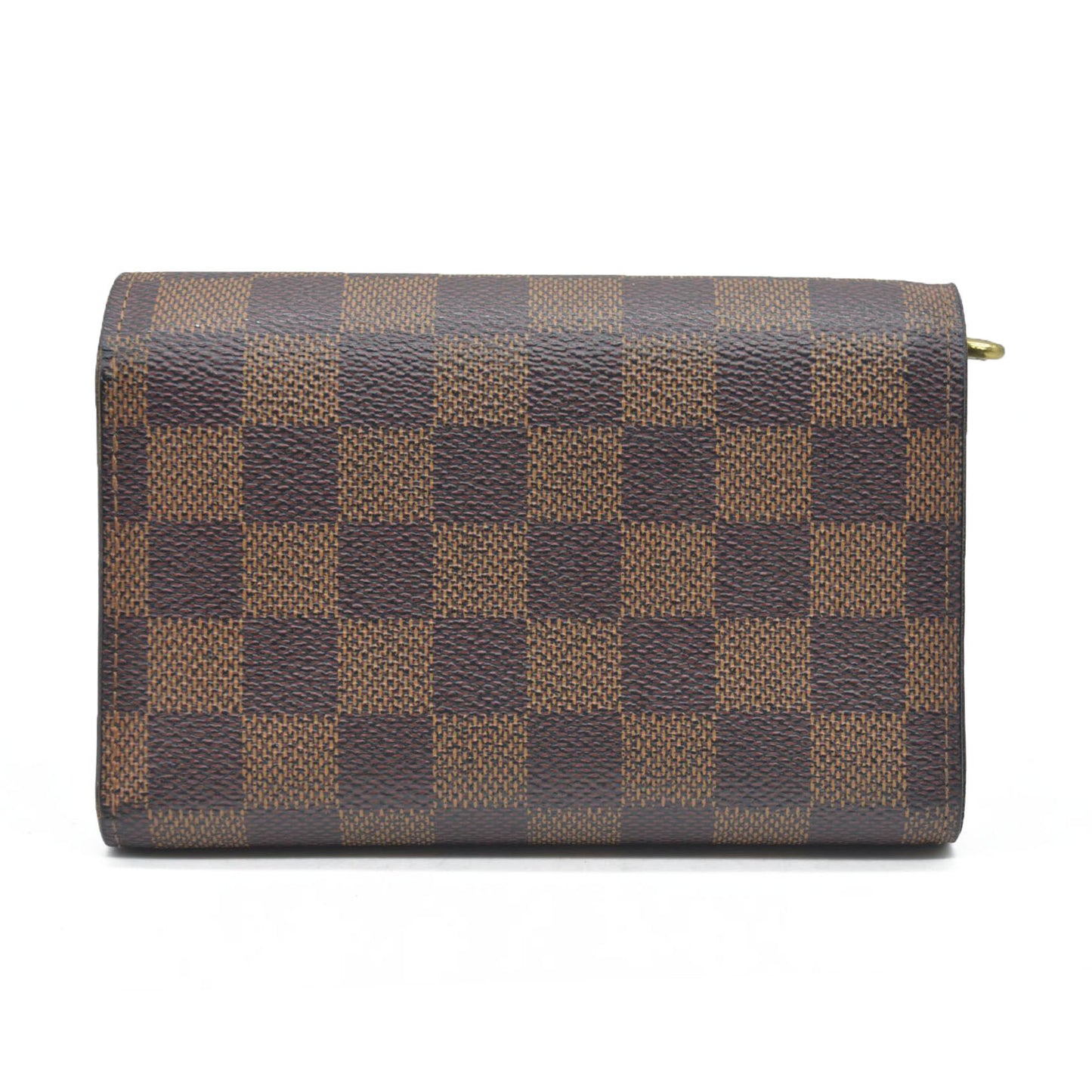 AUCTION $610 Louis Vuitton  Damier Ebene Porte Tresor Etui Papiers Wallet CA0112