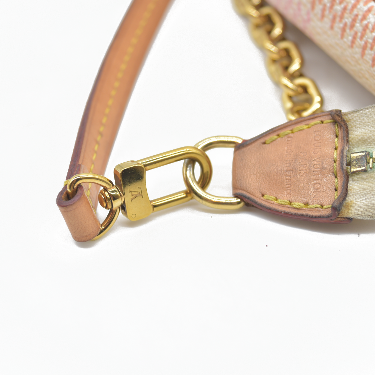 $1760 Louis Vuitton Damierlicious Pochette Accessories