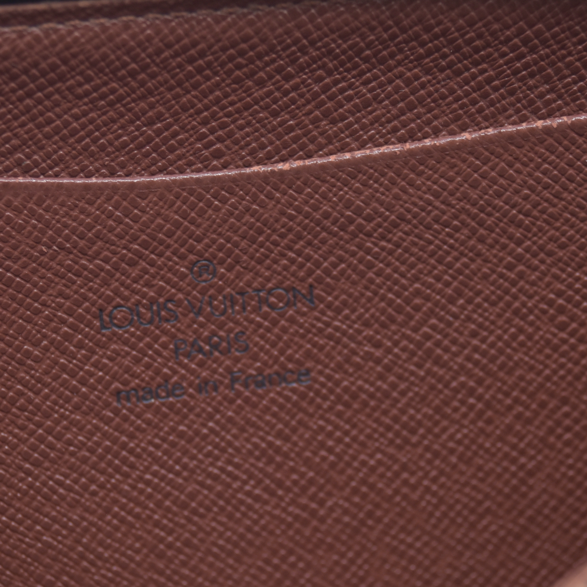 $750 2003 Louis Vuitton Monogram Porte Monnaie Zippy Long Wallet Brown TH0043