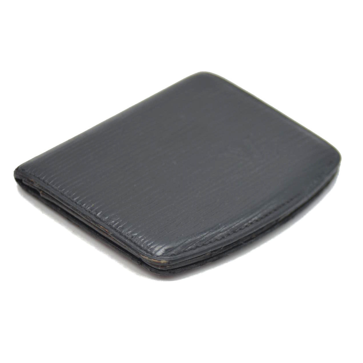 Louis Vuitton Epi Porte Mannaie Cuvette Souple Coin Purse Wallet Black/2BC3748