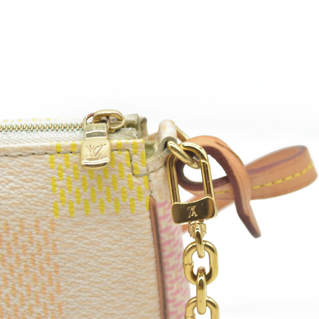 $1760 Louis Vuitton Damierlicious Pochette Accessories
