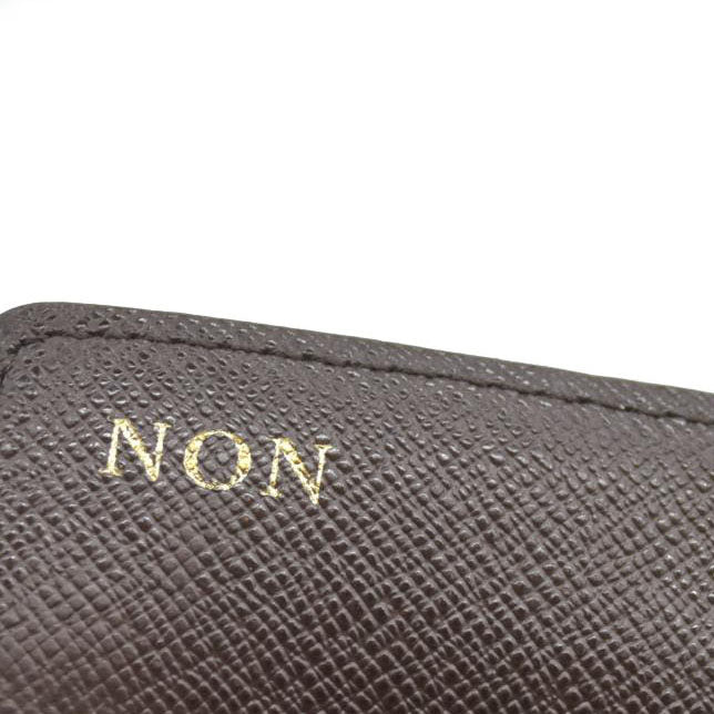 AUCTION $610 Louis Vuitton  Damier Ebene Porte Tresor Etui Papiers Wallet CA0112