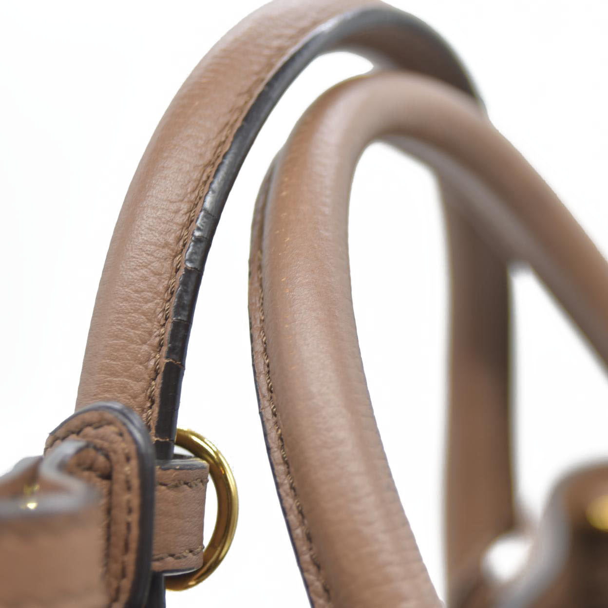 AUCTION $1795 BURBERRY Nova Check Canvas Leather Tote Bag w/Strap