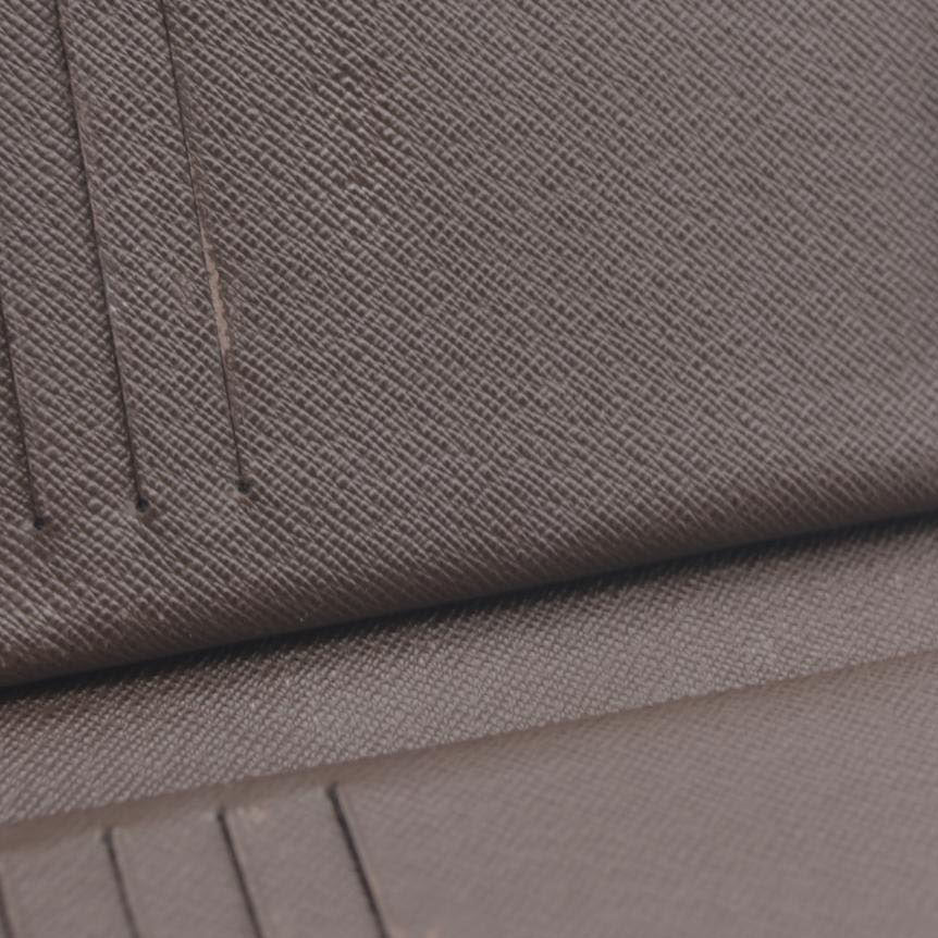 AUCTION $610 Louis Vuitton  Damier Ebene Porte Tresor Etui Papiers Wallet CA0112