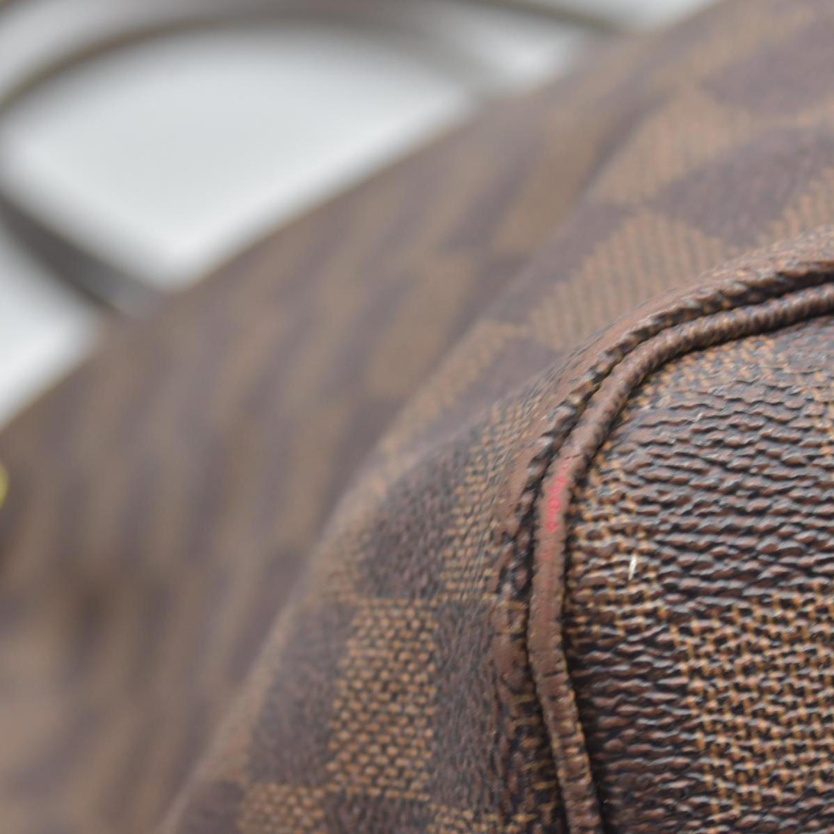 $2240 Louis Vuitton Damier Ebene Neo Neverfull GM Tote TJ4180 2010