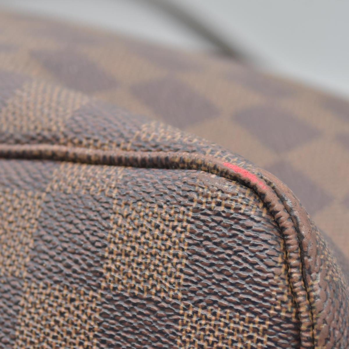 $2240 Louis Vuitton Damier Ebene Neo Neverfull GM Tote TJ4180 2010