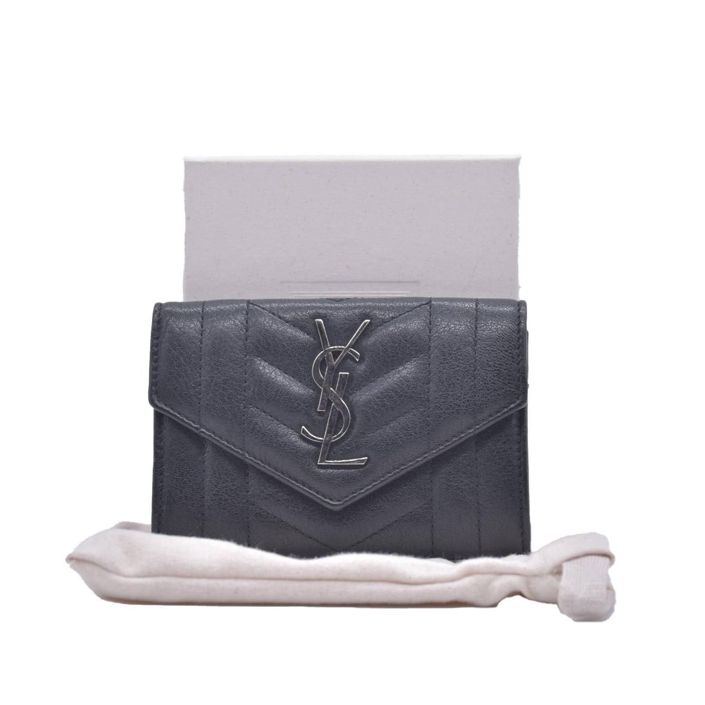 Saint Laurent Leather Wallet CONSIGNMENT