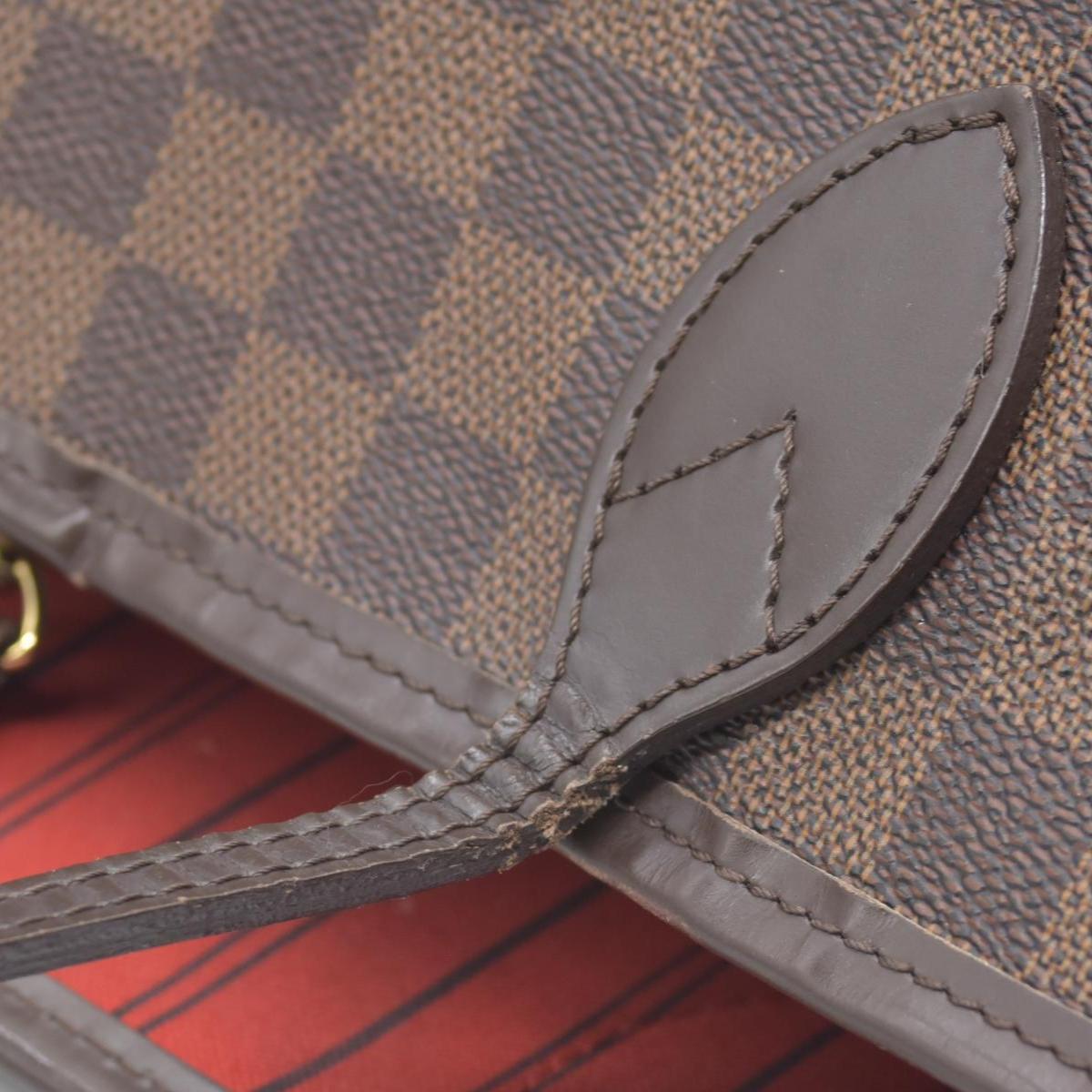$2240 Louis Vuitton Damier Ebene Neo Neverfull GM Tote TJ4180 2010