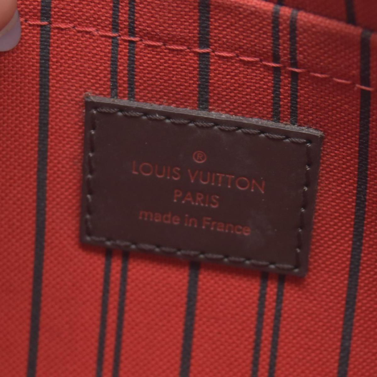 $600 2019 Louis Vuitton Monogram Neverfull MM Damier Ebene MS4169 CONSIGNMENT