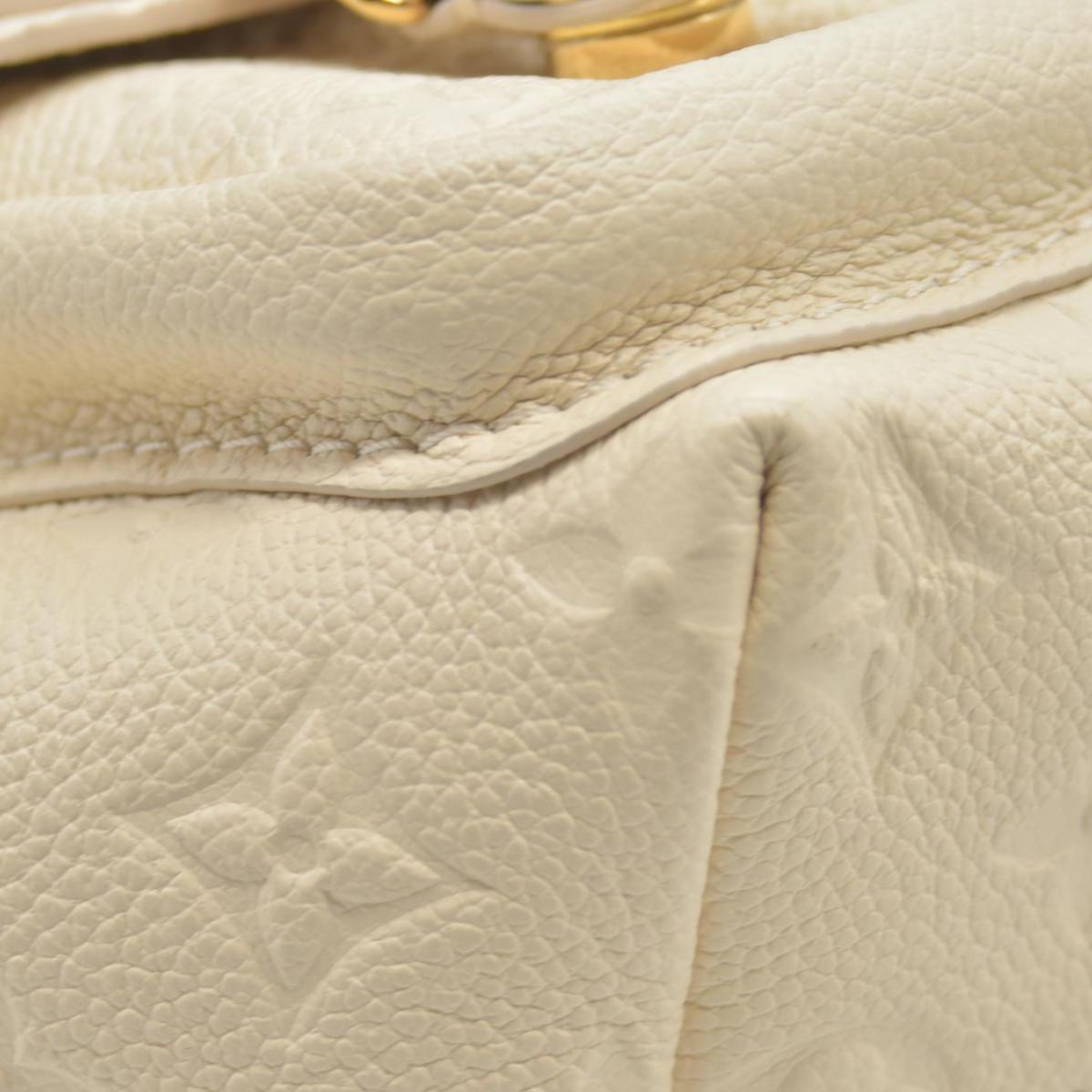 $3450 Louis Vuitton Empreinte Monogram Backup Backpack Cream