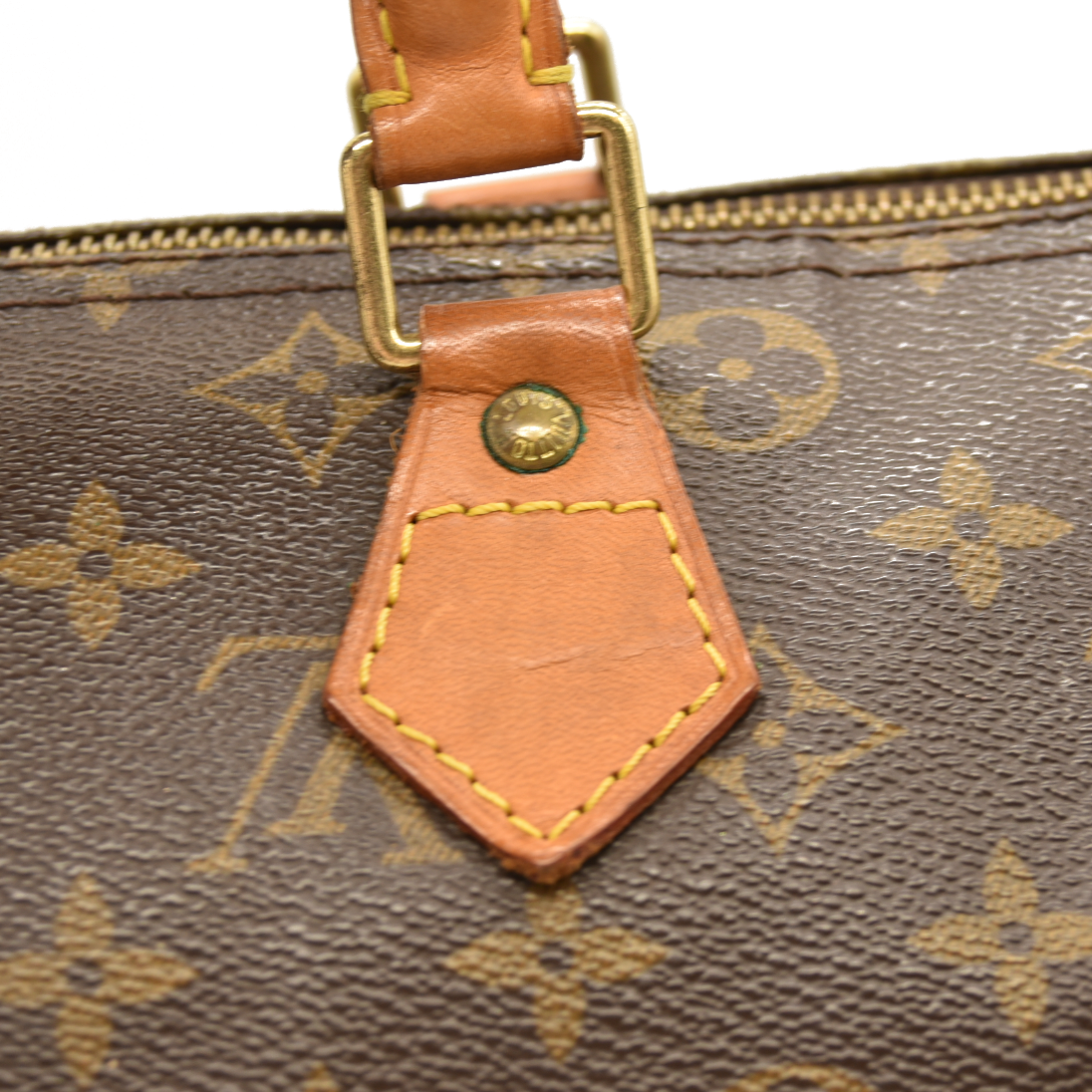 Louis Vuitton Monogram Speedy 30  M41108  Doctors Satchel Brown TH0042