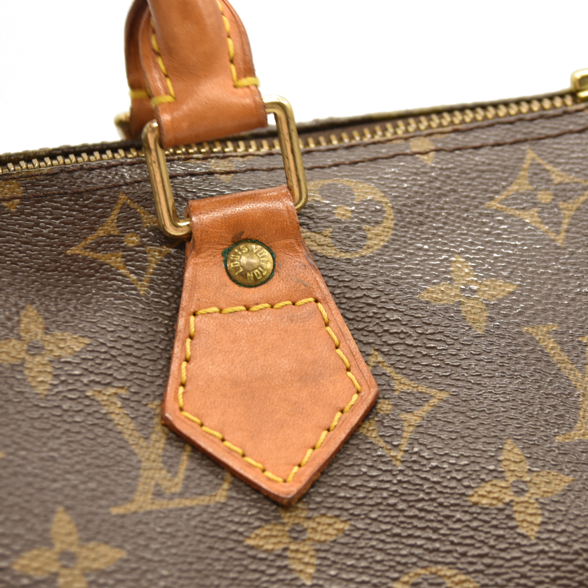 Louis Vuitton Monogram Speedy 30  M41108  Doctors Satchel Brown TH0042