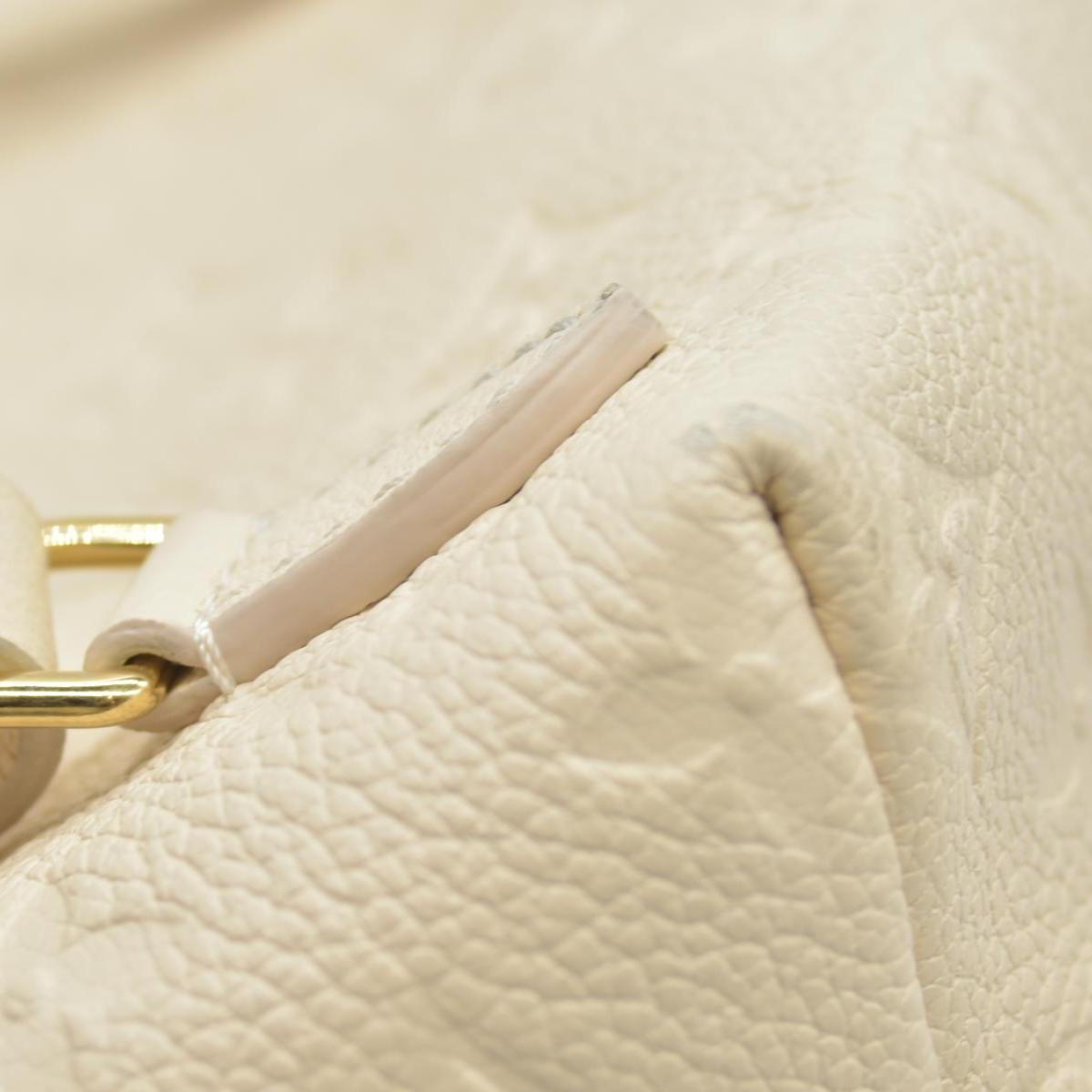 $3450 Louis Vuitton Empreinte Monogram Backup Backpack Cream