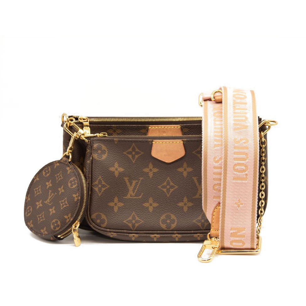 Louis Vuitton Monogram Multi Pochette Accessories Rose Clair