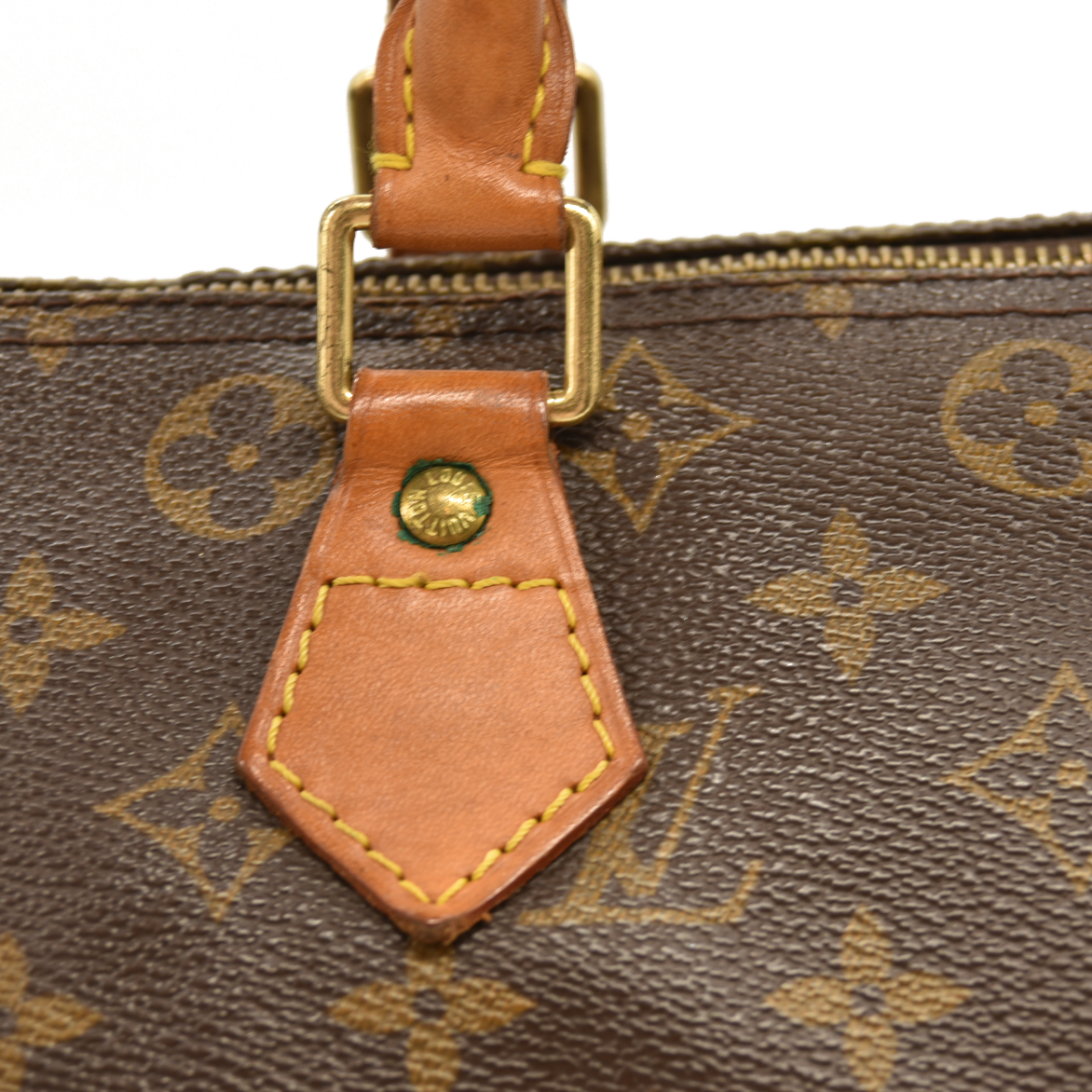 Louis Vuitton Monogram Speedy 30  M41108  Doctors Satchel Brown TH0042