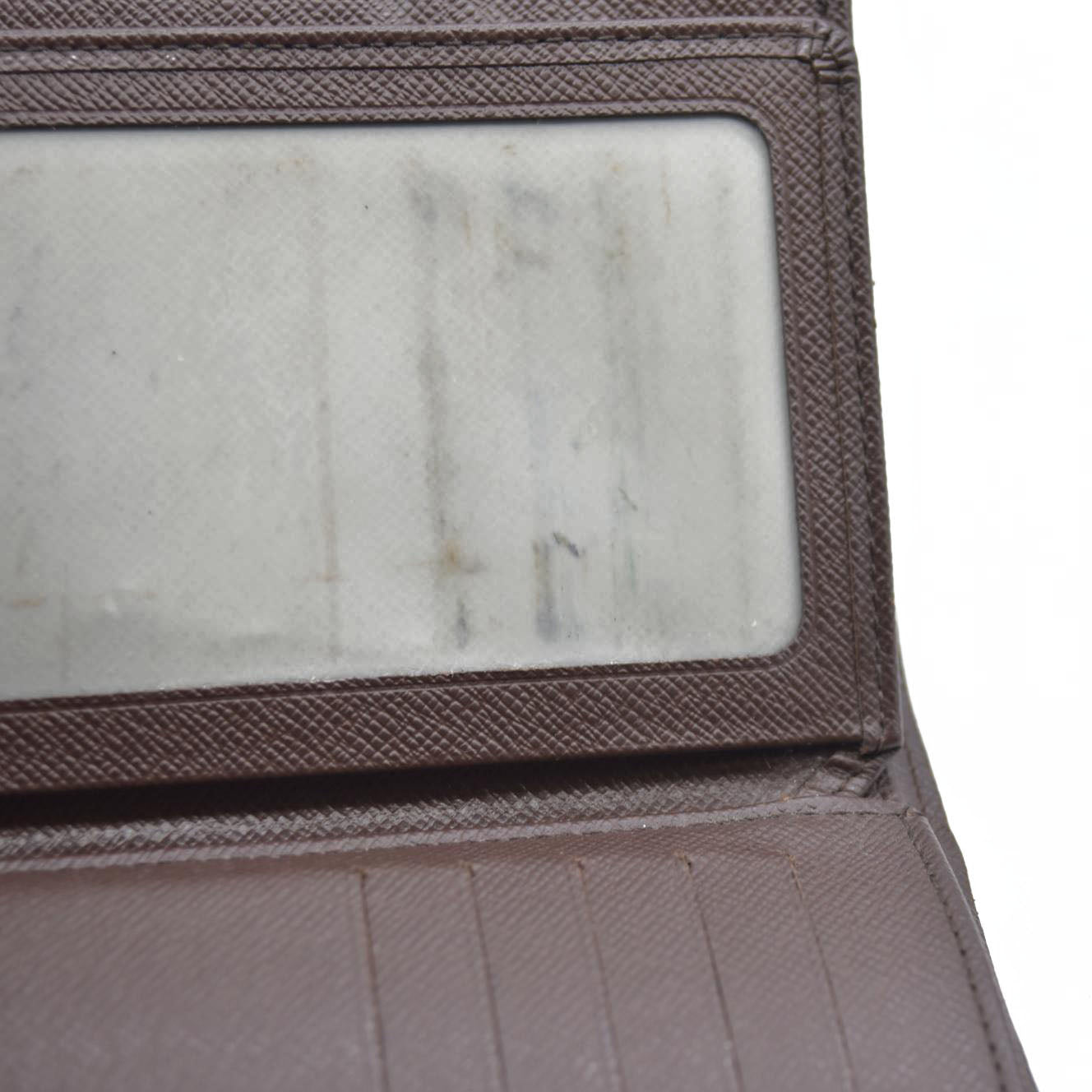 AUCTION $610 Louis Vuitton  Damier Ebene Porte Tresor Etui Papiers Wallet SP2077