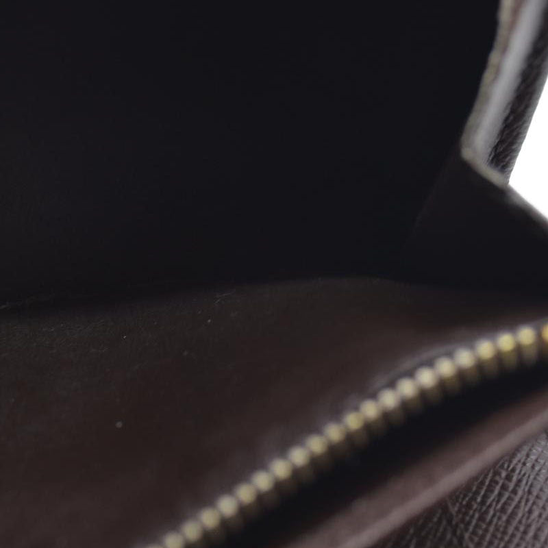 AUCTION $610 Louis Vuitton  Damier Ebene Porte Tresor Etui Papiers Wallet SP2077