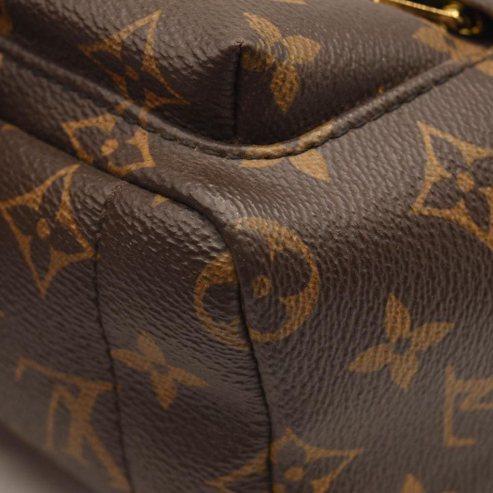 LOUIS VUITTON Monogram Palm Springs Backpack Mini